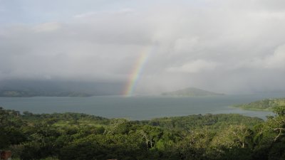 Rainbow over Lake Arenal
