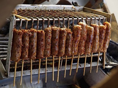 Pork sausages, Isan style