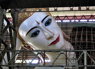 Giant Reclining Buddha, Shwethalyaung Pagoda
