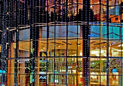 Siam Paragon curtain of lights