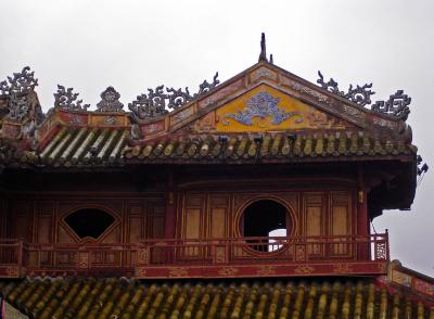 Roof detail of the Phoenix Gate