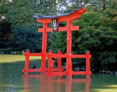 Japanese torii gate