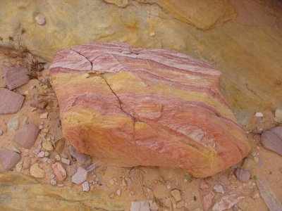 Striped rock, Valley of Fire, Nevada