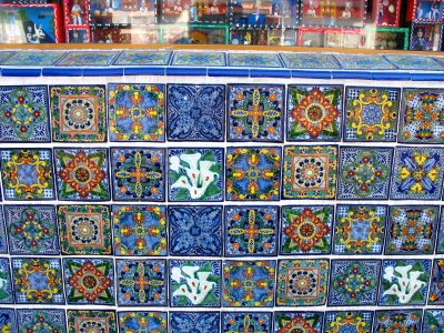 Colorful tiles, Puerto Vallarta