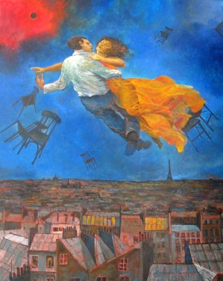 untitled painting we liked in Tlaquepaque