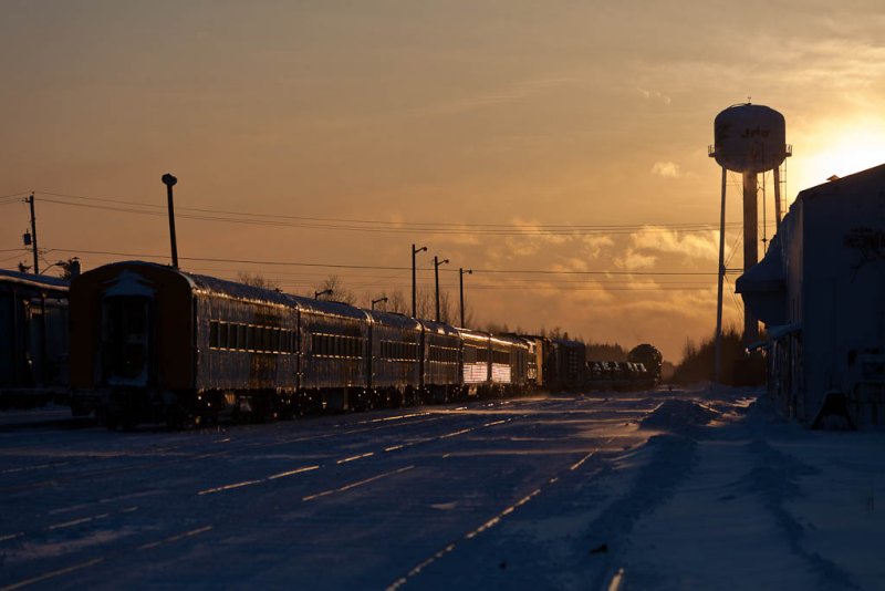 Polar Bear Express at Moosonee 2012 January 2nd