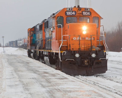 Freight in Moosonee 2011 February 18th