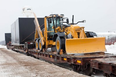 Freight in Moosonee 2011 February 18th