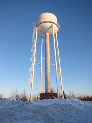 Unused water tower