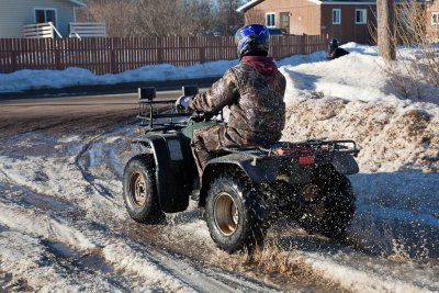 ATV on Fourth Street