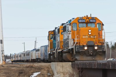 Polar Bear Express at Moosonee 2011 April 22nd