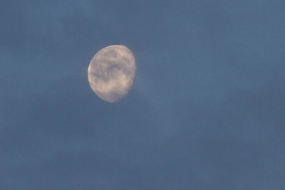 Moon in cloudy sky 2011 May 21