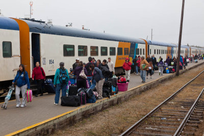 Moosonee station platform 2011 May 23