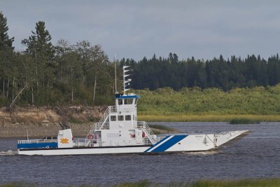 Barge Niska I on the Moose River 2011 September 7th