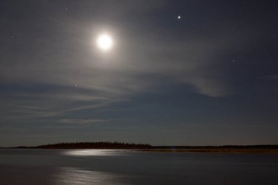 Moon over the Moose River