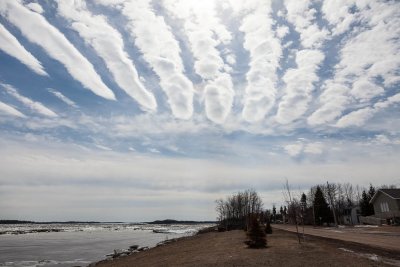 Long narrow clouds 2012 April 30th