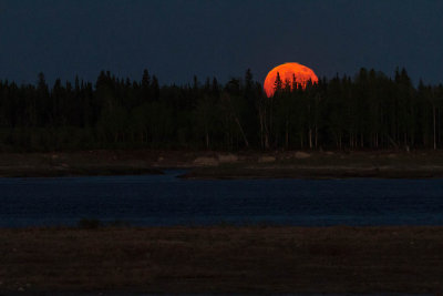 Full moon rising 2012 June 4th