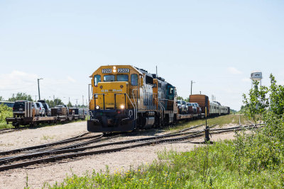 Polar Bear Express arriving in Moosonee 2012 July 2nd.