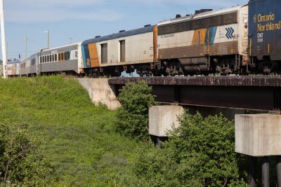 Polar Bear Express crossing Store Creek