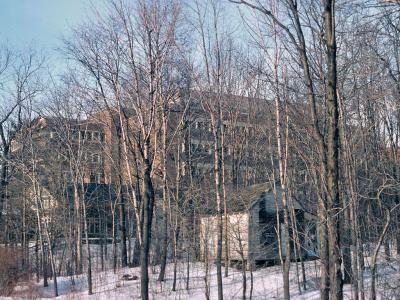 Osgoode Hall Law School, Hart House and Shed, York University, early 1970s