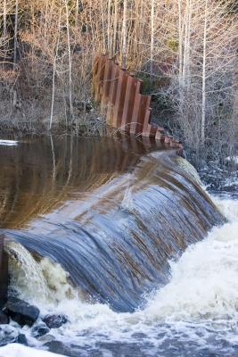 Butler Creek dam April 25th