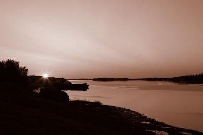 Sepia sunrise