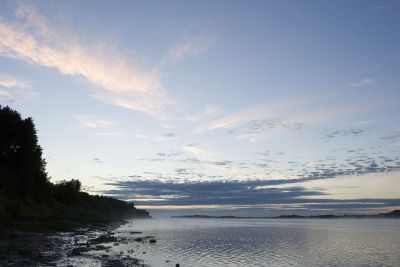 Looking towards James Bay at dawn