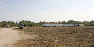 Site of old weather station being converted to work camp
