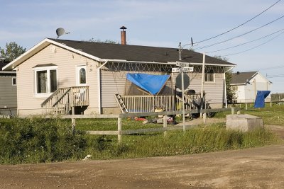 Corner of Ferguson Rd S and Hunter in Moosonee