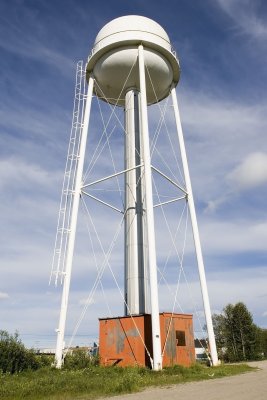Empty water tower