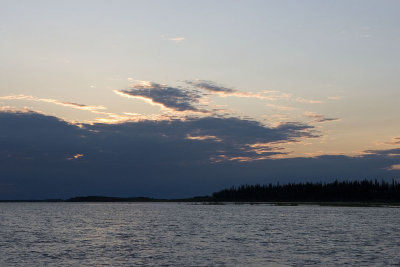 North end of Butler Island at cloudy sunrise