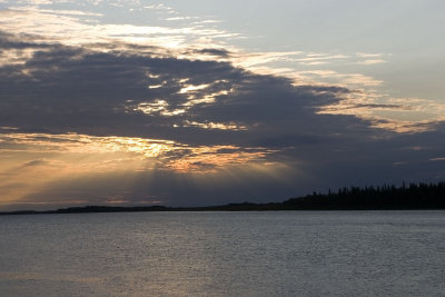 North end of Butler Island after sunrise