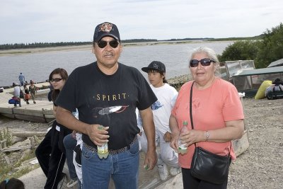Earl and Nancy in town for National Cree Gathering