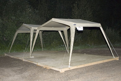 Crafts sale shelter