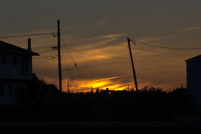 Sunset from Ferguson Road South in Moosonee
