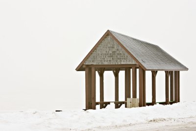 Shelter above the Moose River