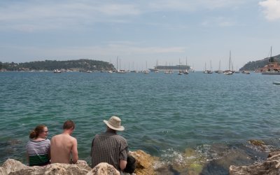 Day 3 - Feet in the Mediterranean Sea /2 - Villafranche, Fance