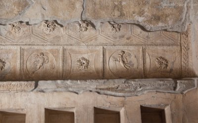 Day 6 - Bathhouse wall carvings - Pompeii