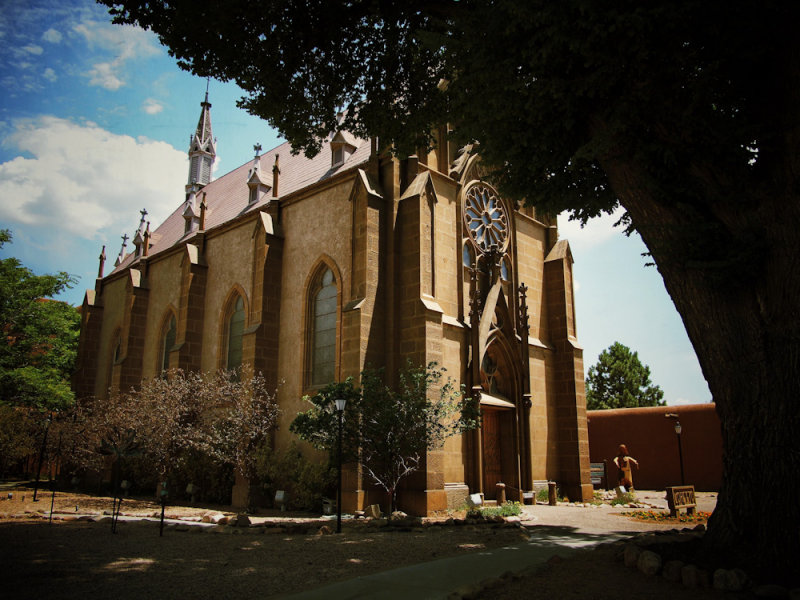 Loretto Chapel from the Shade Tree