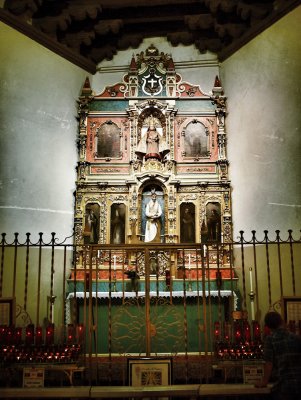 La Conquistadora in her niche