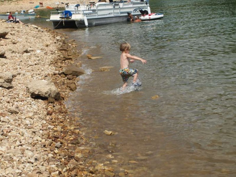 Adrian in Table Rock Lake