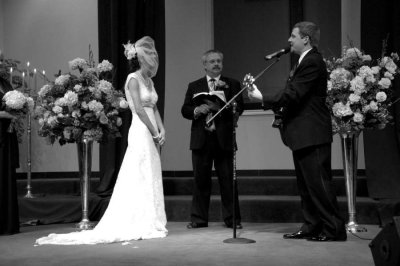 Ben Sings For His Bride-To-Be (Black & White)