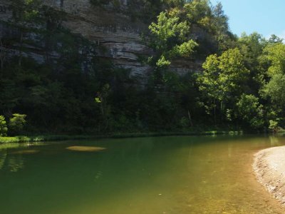 Blue Hole #4, Swam Here, Jumped Off That Rock