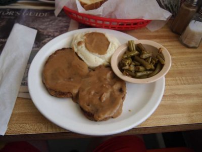 I Had Salisbury Steak, Mashed Potatoes & Green Beans