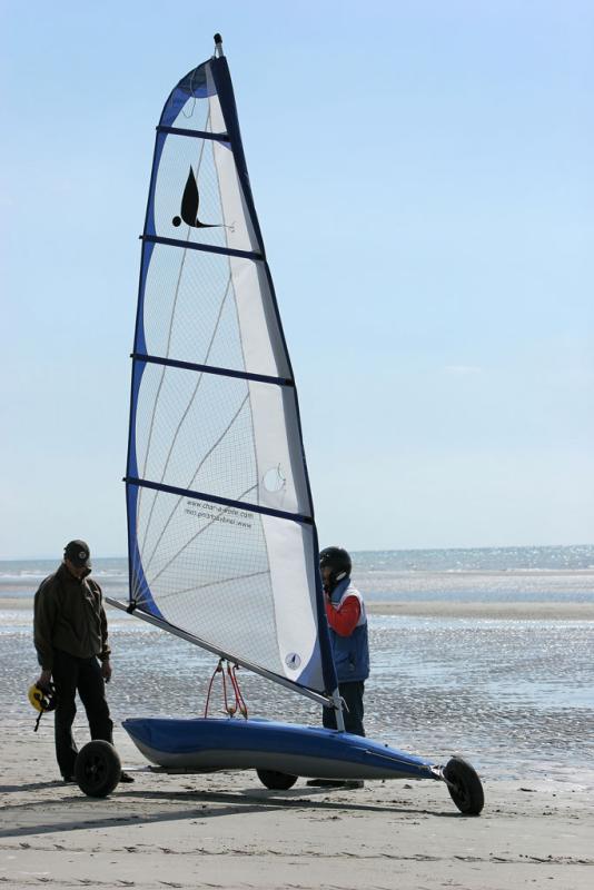Découverte du char à voile