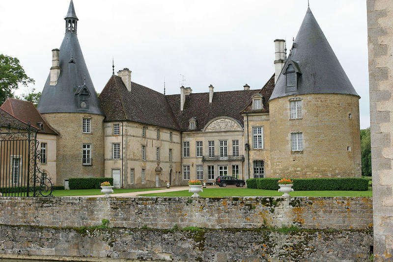 Visite du chateau de Commarin dans la Côte d'Or, en Bourgogne