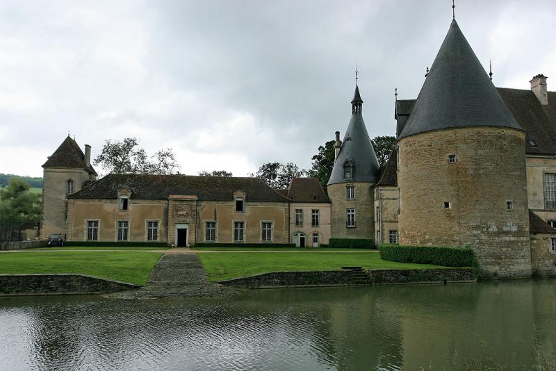 Visite du chateau de Commarin dans la Côte d'Or, en Bourgogne