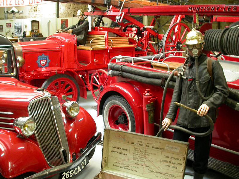 1re visite du Muse des Sapeurs-pompiers du Val dOise en octobre 2003