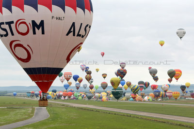 Lorraine Mondial Air Ballons 2011 - Journée du lundi 25/07 - Vol du matin
