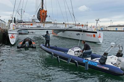 Le maxi catamaran Orange